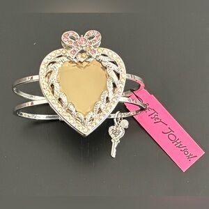 Betsey Johnson Mirror Heart Bracelet